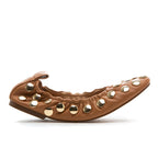 Issie Studded Leather Ballet