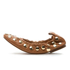 Issie Studded Leather Ballet