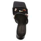 Ivey Mesh Charm Heel Slide