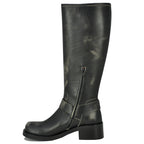 Lacy Leather Tall Engineer Boot