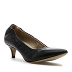 Larina Scrunched Leather Pump