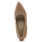 Larina Scrunched Leather Pump