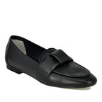 Leonard Leather Knot Flat Loafer