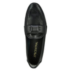 Leonard Leather Knot Flat Loafer