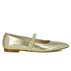 Lilah Leather Strap Pointy Flat