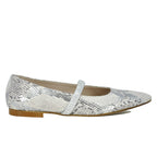 Lilah Snake Strap Pointy Flat