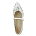 Lilah Snake Strap Pointy Flat