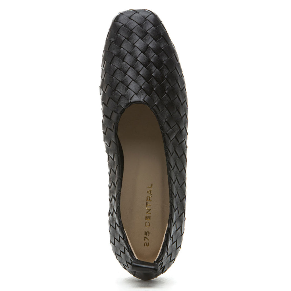 Lizzie Woven Leather Ballet – Footnotes