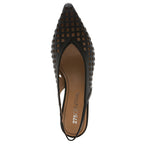 Mabel Perforated Leather Heel Slingback