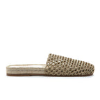 Maddy Woven Flat Espadrille Mule
