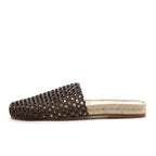 Maddy Woven Flat Espadrille Mule