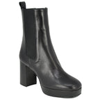 Mara Leather Platform Heel Boot