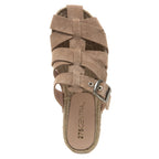 Margo Suede Espadrille Fisherman Sandal