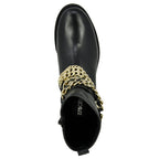 Matrix Leather Chain Boot