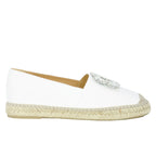 Mendes Leather Closed Jewel Espadrille