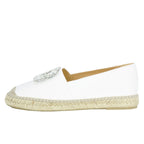 Mendes Leather Closed Jewel Espadrille