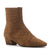 Tan Croc Suede