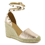 Michael Leather Wedge Espadrille