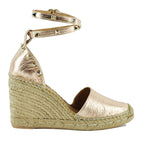 Michael Leather Wedge Espadrille