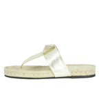 Mikey Leather Stud Flat Espadrille