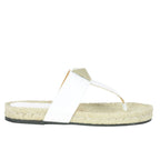 Mikey Leather Stud Flat Espadrille