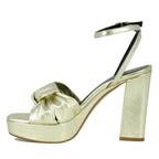 Miles Metallic Knot Platform Sandal