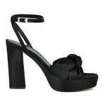 Miles Satin Knot Platform Sandal