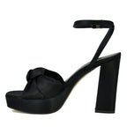 Miles Satin Knot Platform Sandal