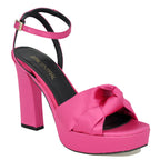 Miles Satin Knot Platform Sandal