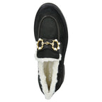 Missy Nubuck Fur Lined Loafer