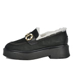 Missy Nubuck Fur Lined Loafer