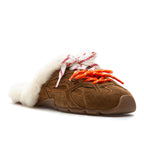 Noah Suede Tie Shearling Mule