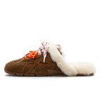 Noah Suede Tie Shearling Mule