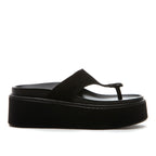 Palmer Suede Platform Wedge Thong