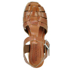 Pau T-Strap Wood Platform Sandal