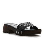 Pera Leather Lasercut Wood Slide