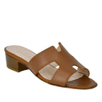 Perri Leather Low Heel Slide