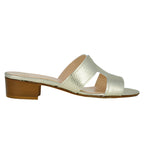 Perri Leather Low Heel Slide