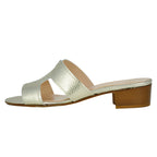 Perri Leather Low Heel Slide