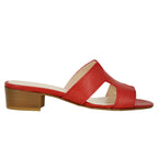 Perri Leather Low Heel Slide