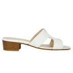 Perri Leather Low Heel Slide