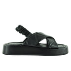 Prata Leather Platform Sandal