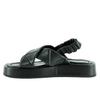 Prata Leather Platform Sandal