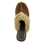 Princess Suede Fur Heel Clog