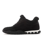Qutie Suede Fur Lace Up Sneaker
