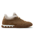 Qutie Suede Fur Lace Up Sneaker