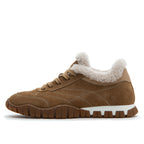 Qutie Suede Fur Lace Up Sneaker