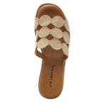 Shammy Suede Circles Wedge Slide