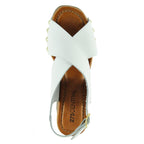 Shepard Leather Wood Heel Sandal