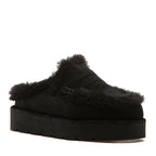 Siria Suede Fur Platform Mule